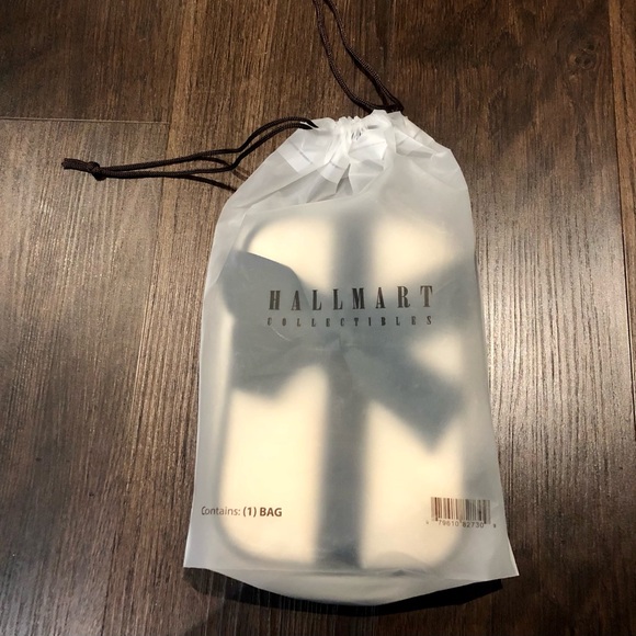 Black and White Cosmetic Bag with Bow by Hallmart Collectibles - Picture 3 of 10